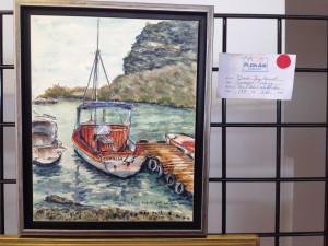 Curacau Fishing! framed and price - Copy